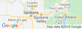 Spokane Valley map